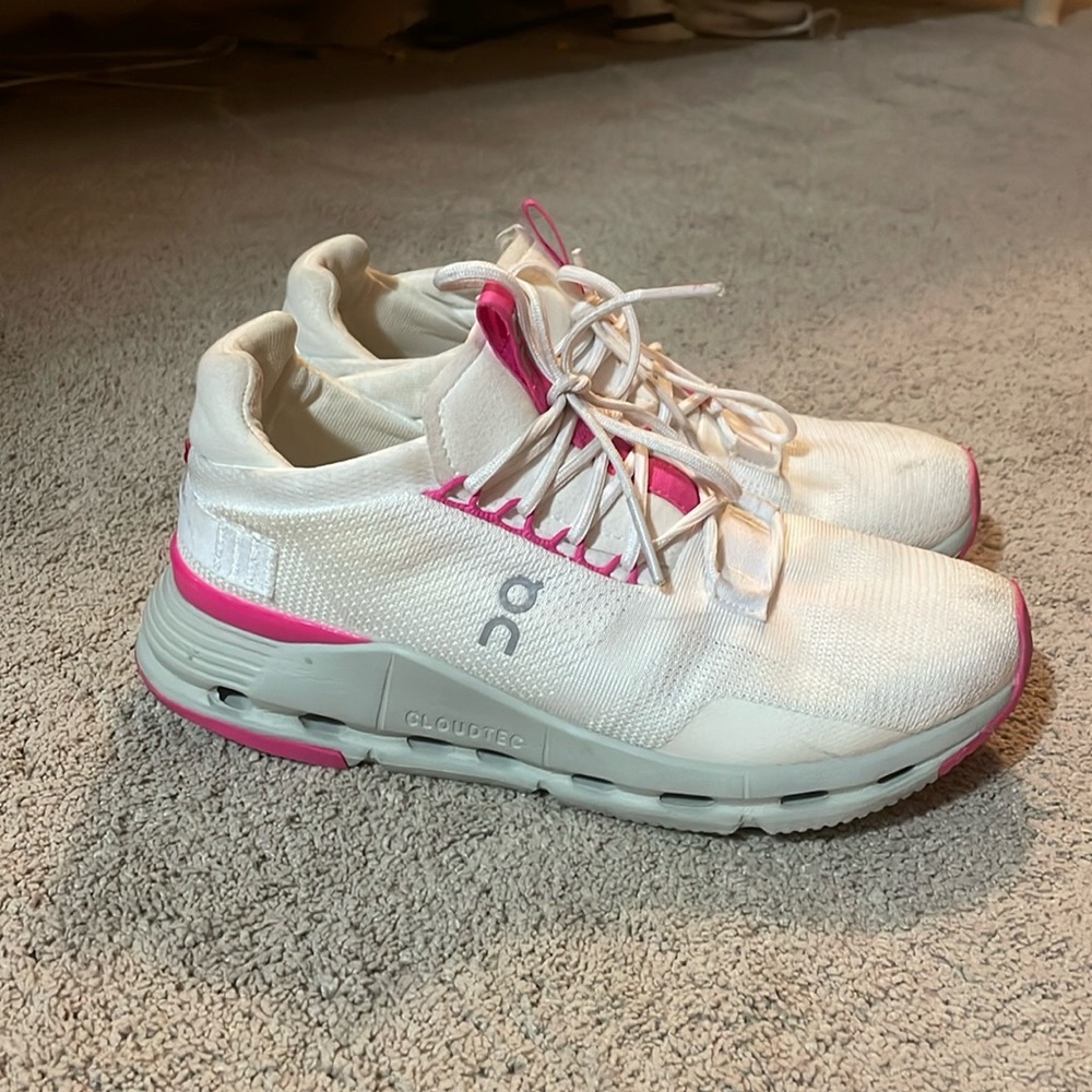 rare pink and white on cloud novas